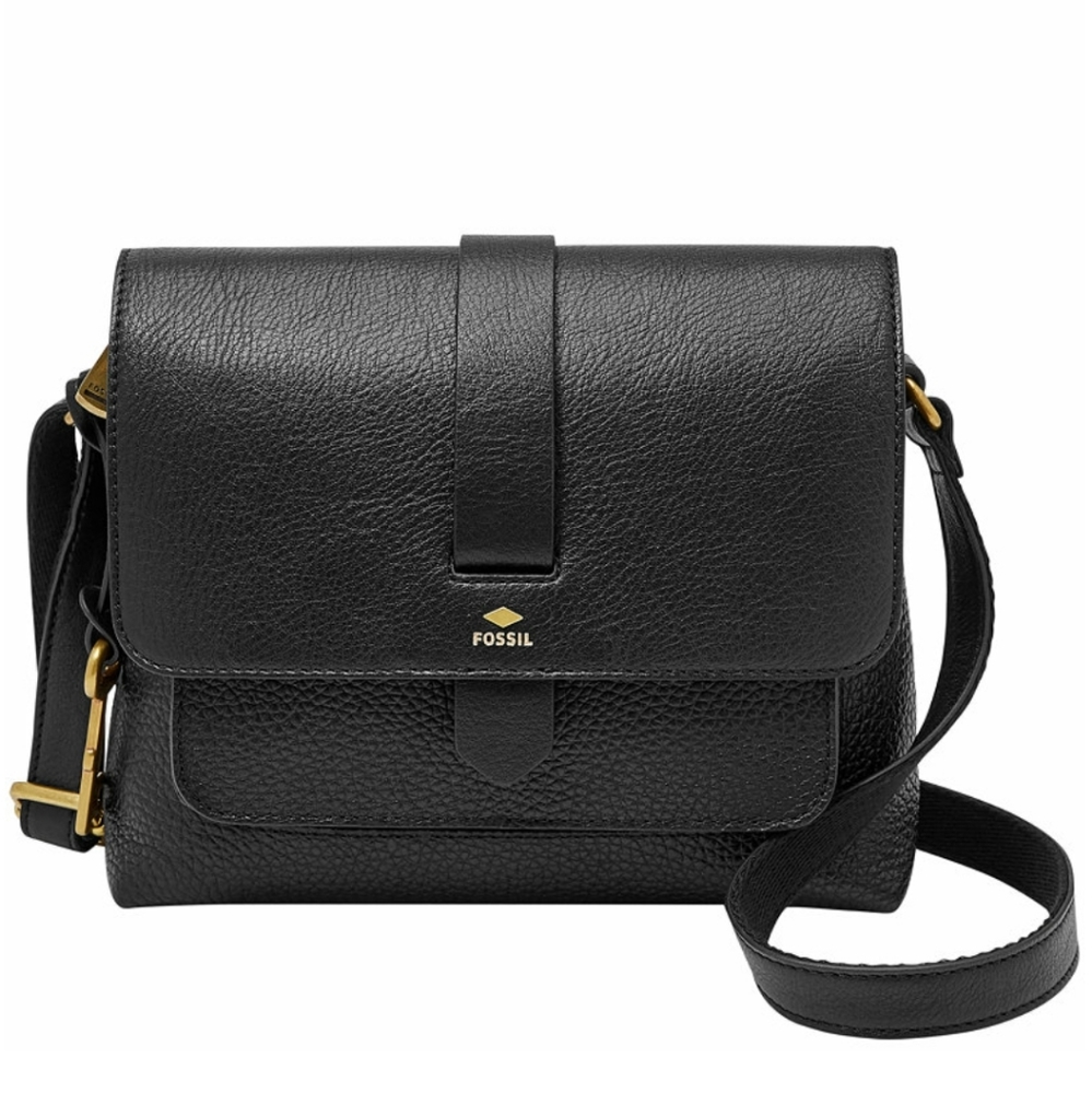 NEW! Fossil Kinley Leather Crossbody/Messenger Bag